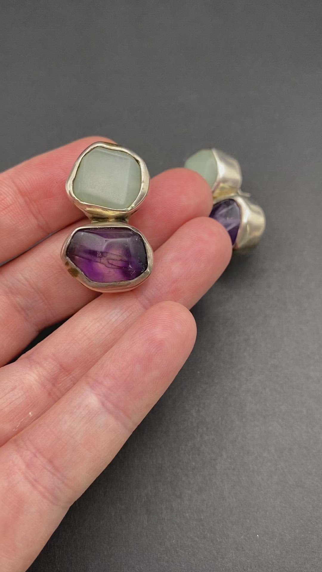 Superb Designer Handmade Silver & Gem Set