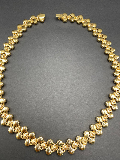 SOLD - Classic 1980s Attwood and Sawyer Diamanté Collar Necklace