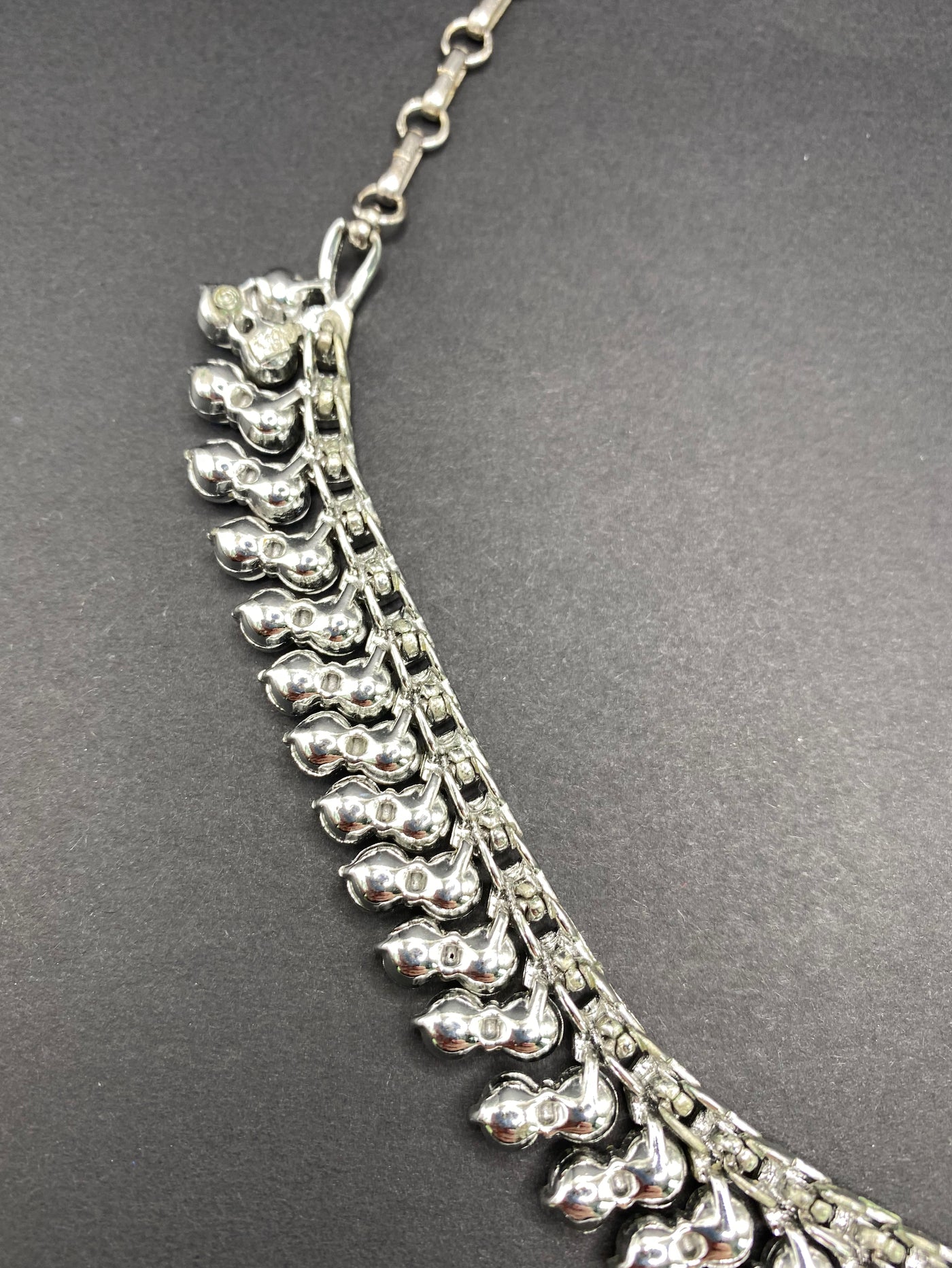 SOLD - Aurora Borealis Crystal Rhinestone Collar Necklace by Coro