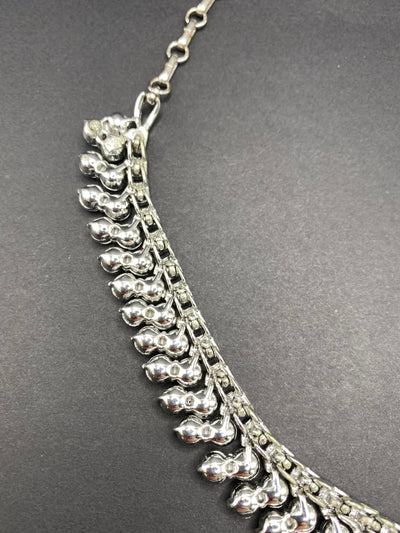 SOLD - Aurora Borealis Crystal Rhinestone Collar Necklace by Coro