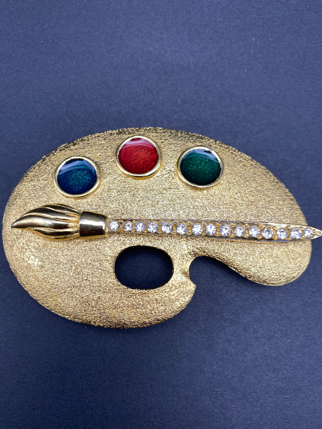 Huge Impressive Quirky Artists Pallet Brooch by Designer Sardi