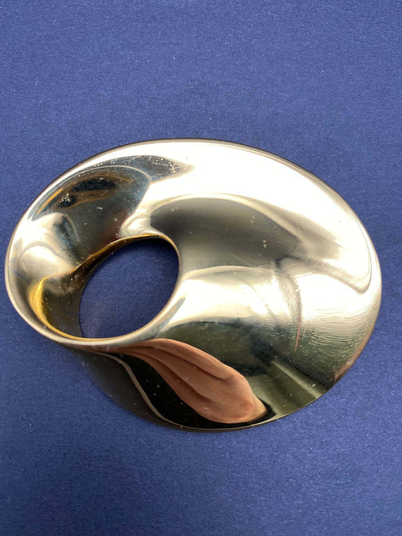 Contemporary Gold Metal Brooch by Monet