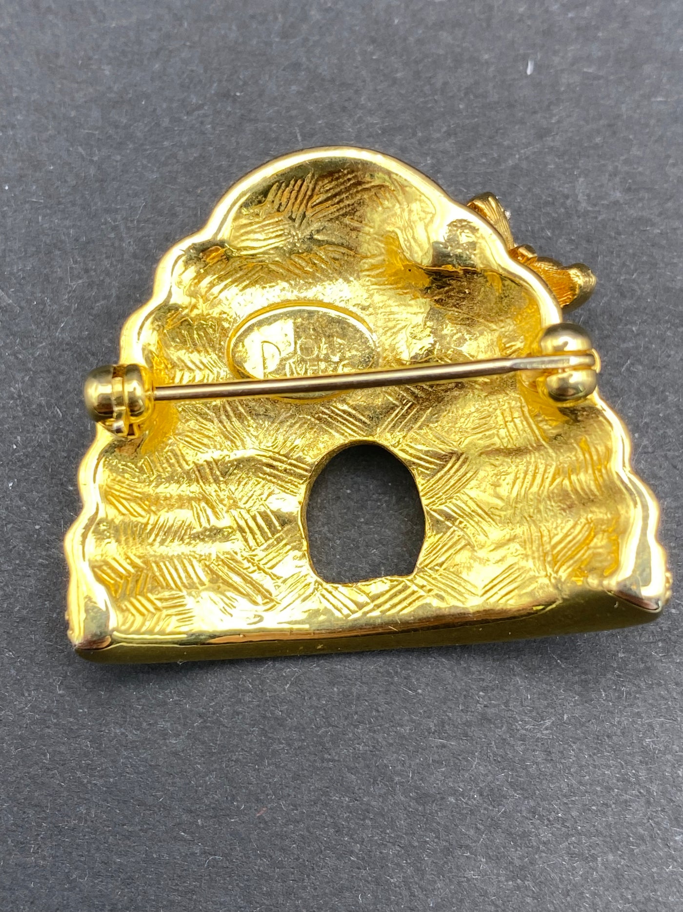 Signed Joan Rivers Beehive Brooch