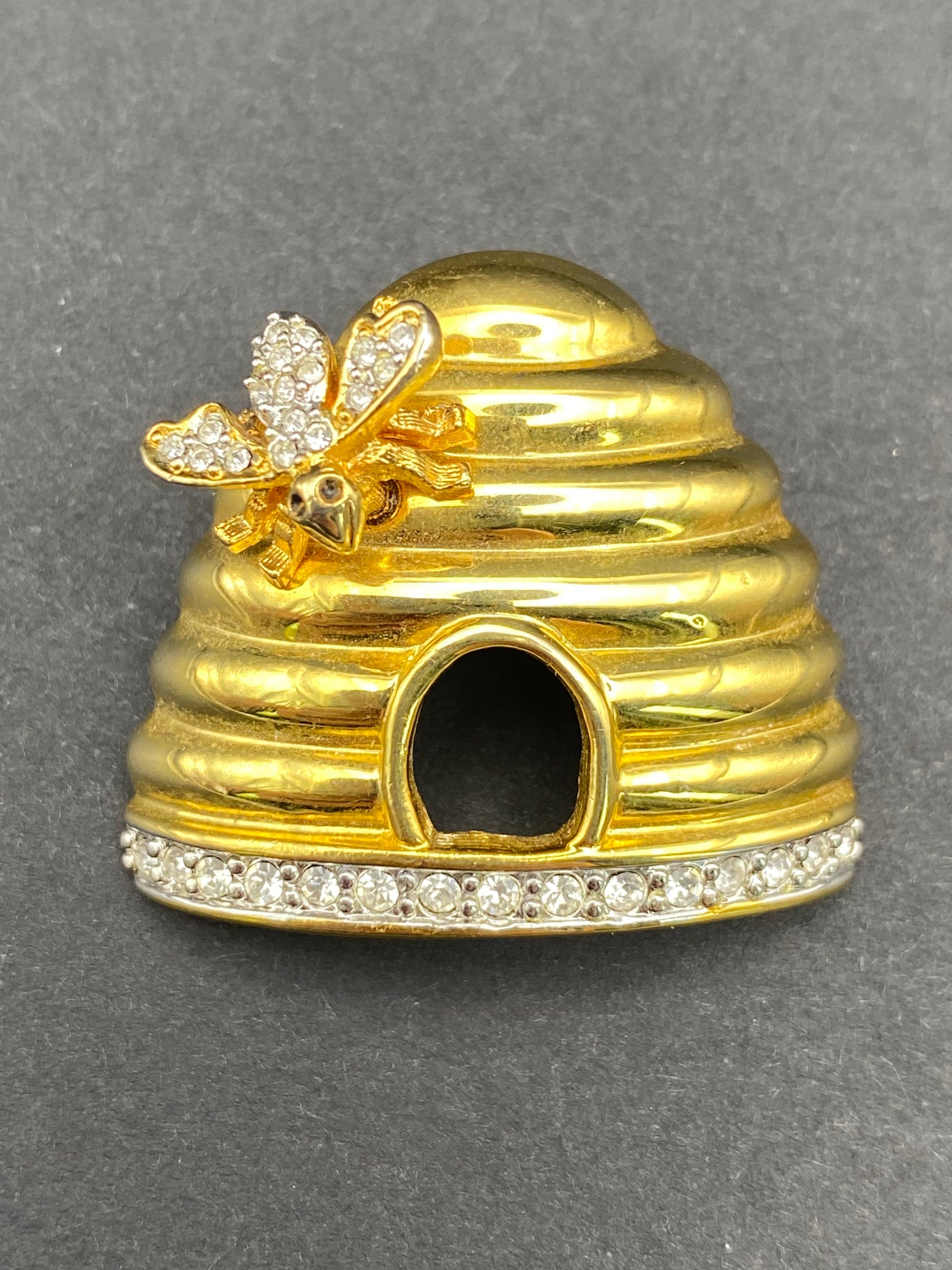 Signed Joan Rivers Beehive Brooch