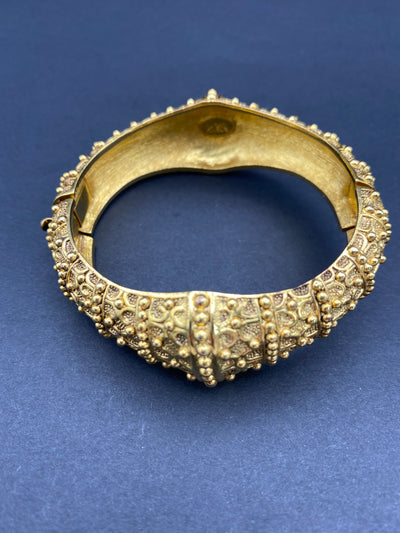 Sea Urchin Inspired Signed Joan Rivers Bangle Bracelet