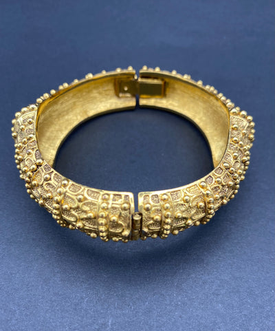 Sea Urchin Inspired Signed Joan Rivers Bangle Bracelet