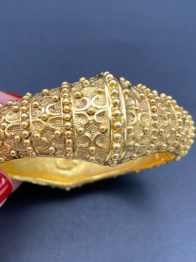 Sea Urchin Inspired Signed Joan Rivers Bangle Bracelet