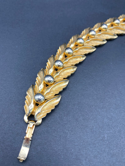 Gold Metal Articulated Bracelet