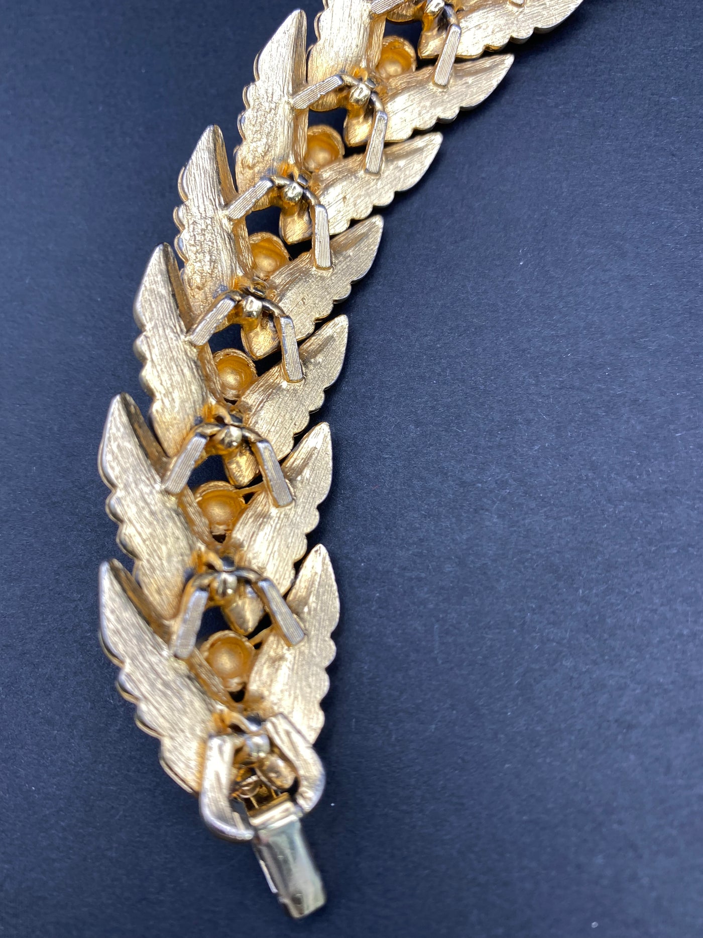 Gold Metal Articulated Bracelet