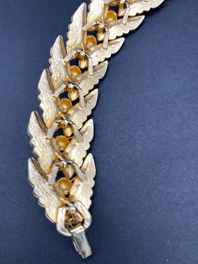 Gold Metal Articulated Bracelet