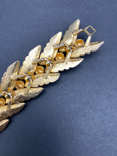 Gold Metal Articulated Bracelet