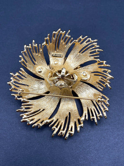 Large Impressive Signed Monet Brooch