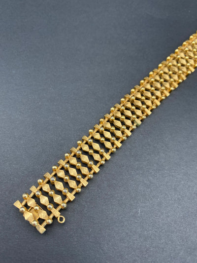 Trifari Signed Articulated Bracelet