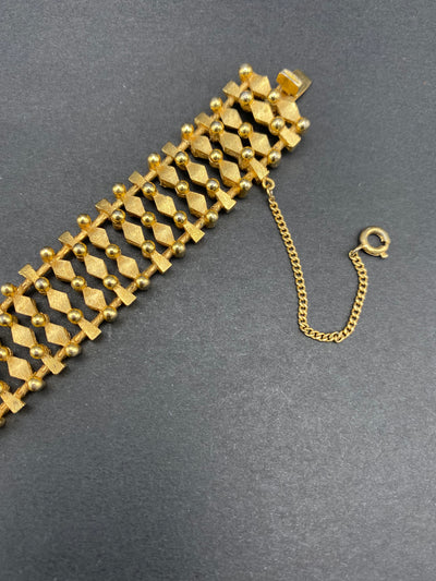 Trifari Signed Articulated Bracelet