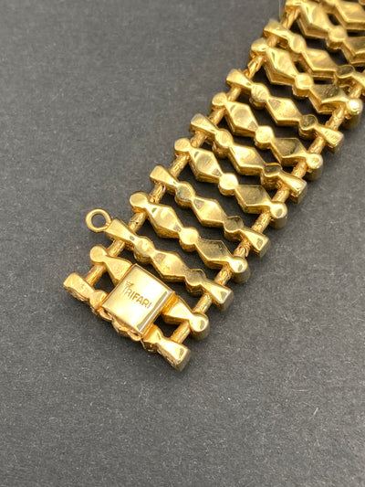 Trifari Signed Articulated Bracelet