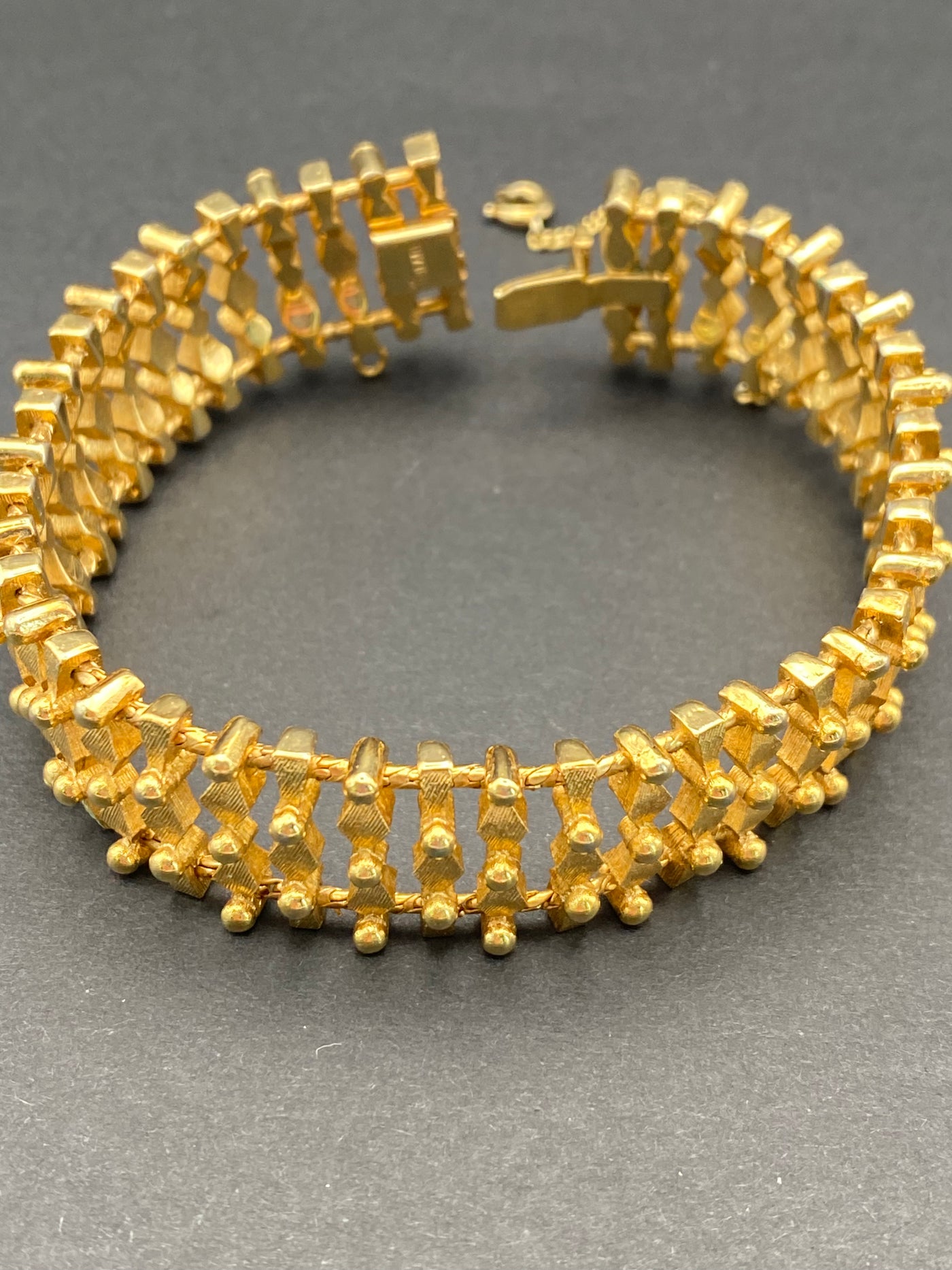 Trifari Signed Articulated Bracelet