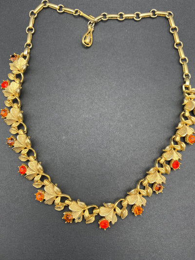 1950s Unsigned Diamanté Necklace (looks like Coro or Jewelcraft)