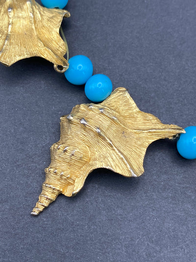 Quality Gold Metal Shell Necklace