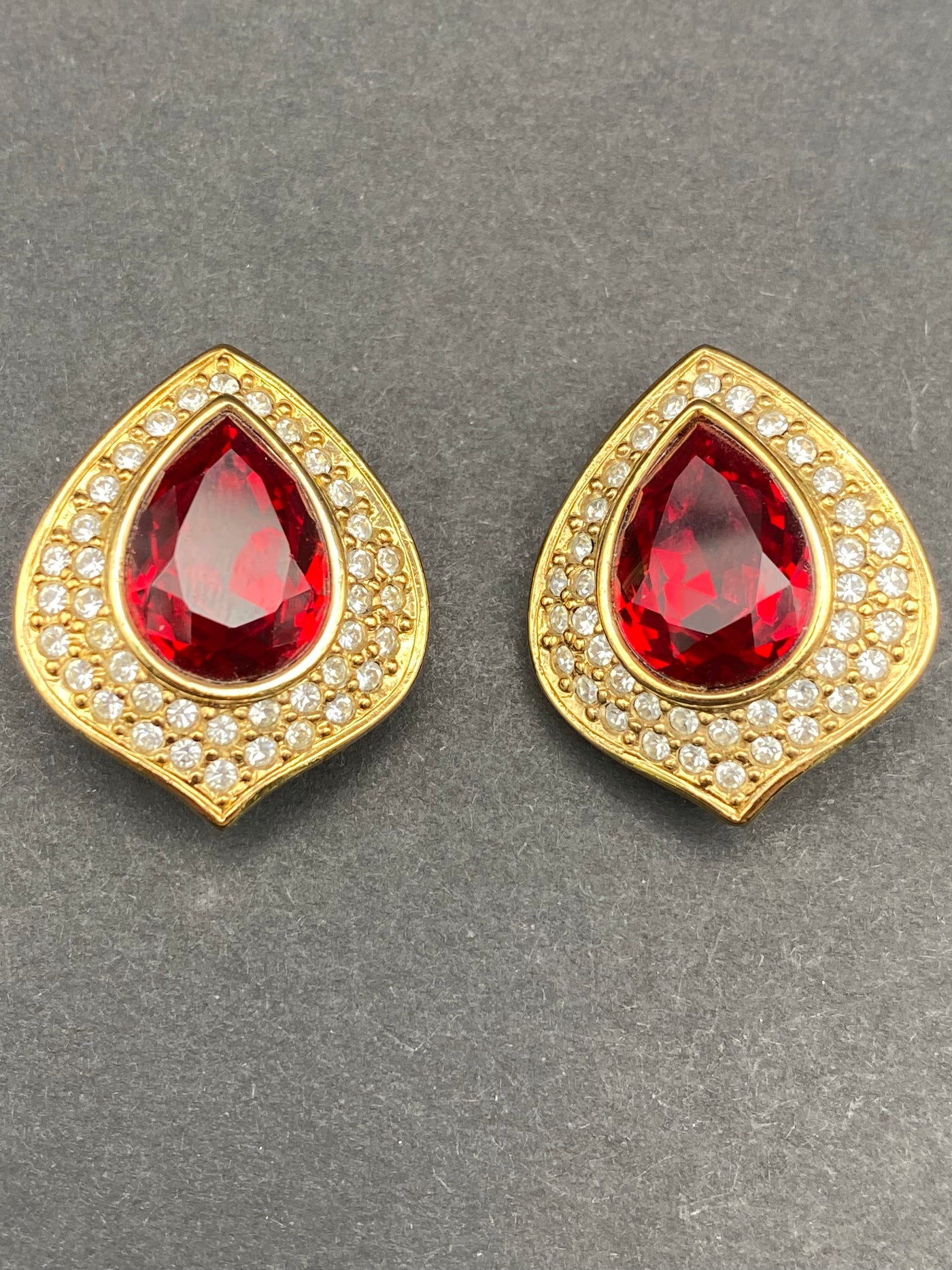 1980s Quality Designer Clip Earrings