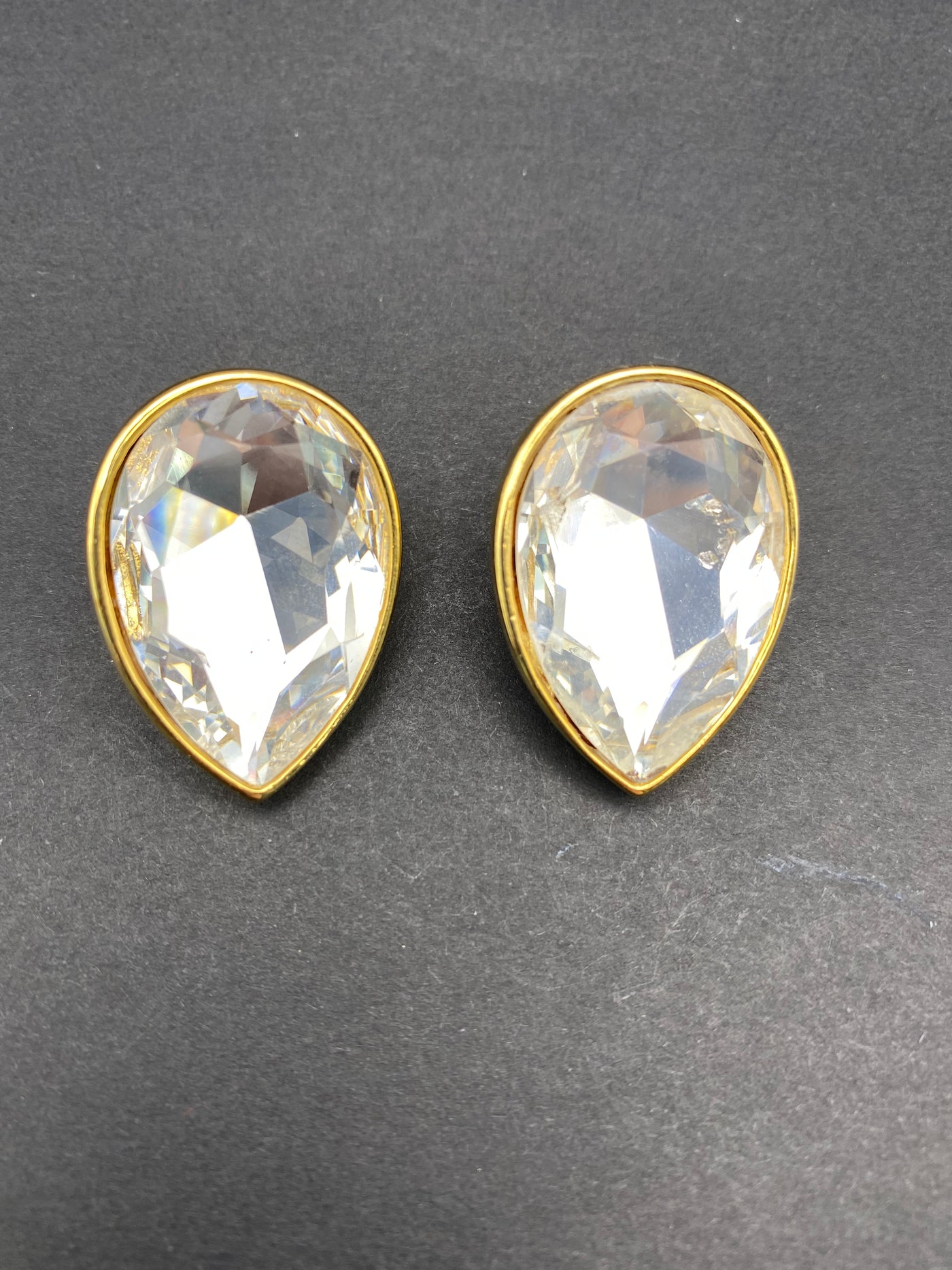 Superb Quality Diamanté Crystal Clip Earrings