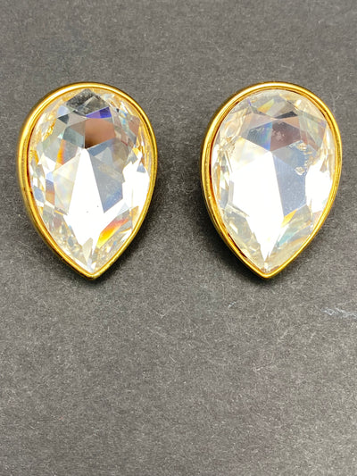 Superb Quality Diamanté Crystal Clip Earrings