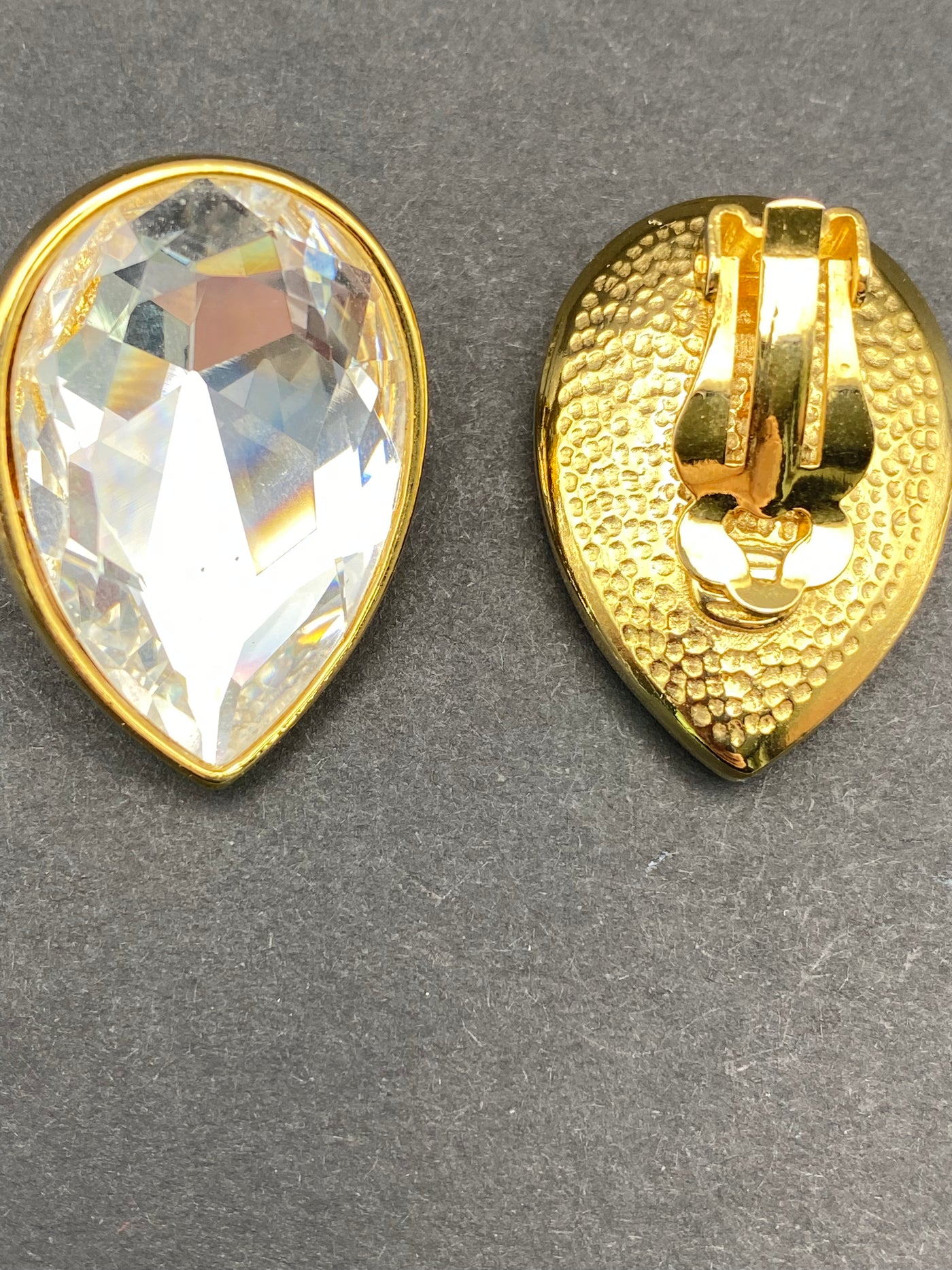 Superb Quality Diamanté Crystal Clip Earrings