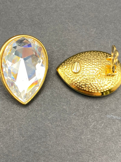 Superb Quality Diamanté Crystal Clip Earrings