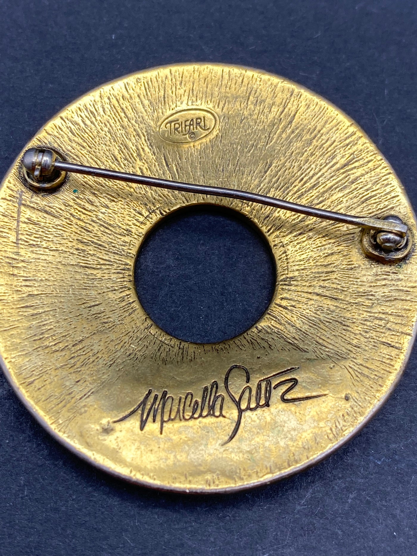 Designer Brooch by Marcella Saltz for Trifari