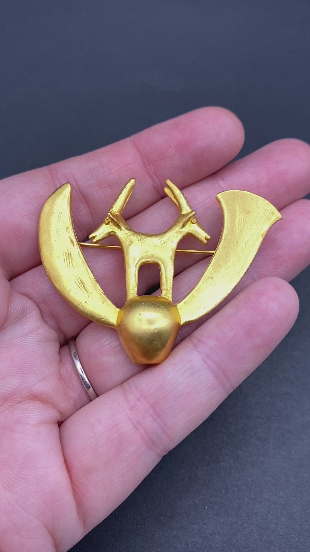 1990s Museum Copy of an Ancient Egyptian Brooch
