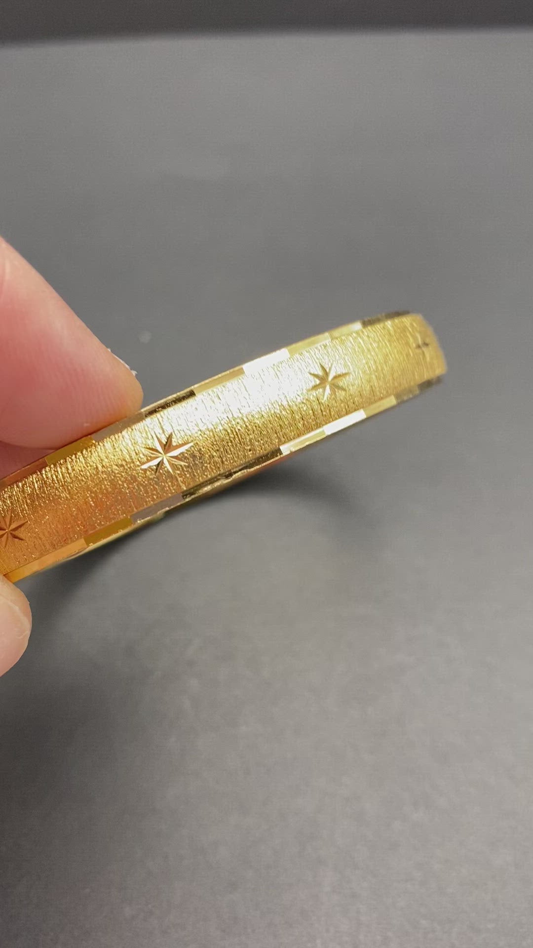 1980s Signed Monet Faux Gold Bangle Bracelet